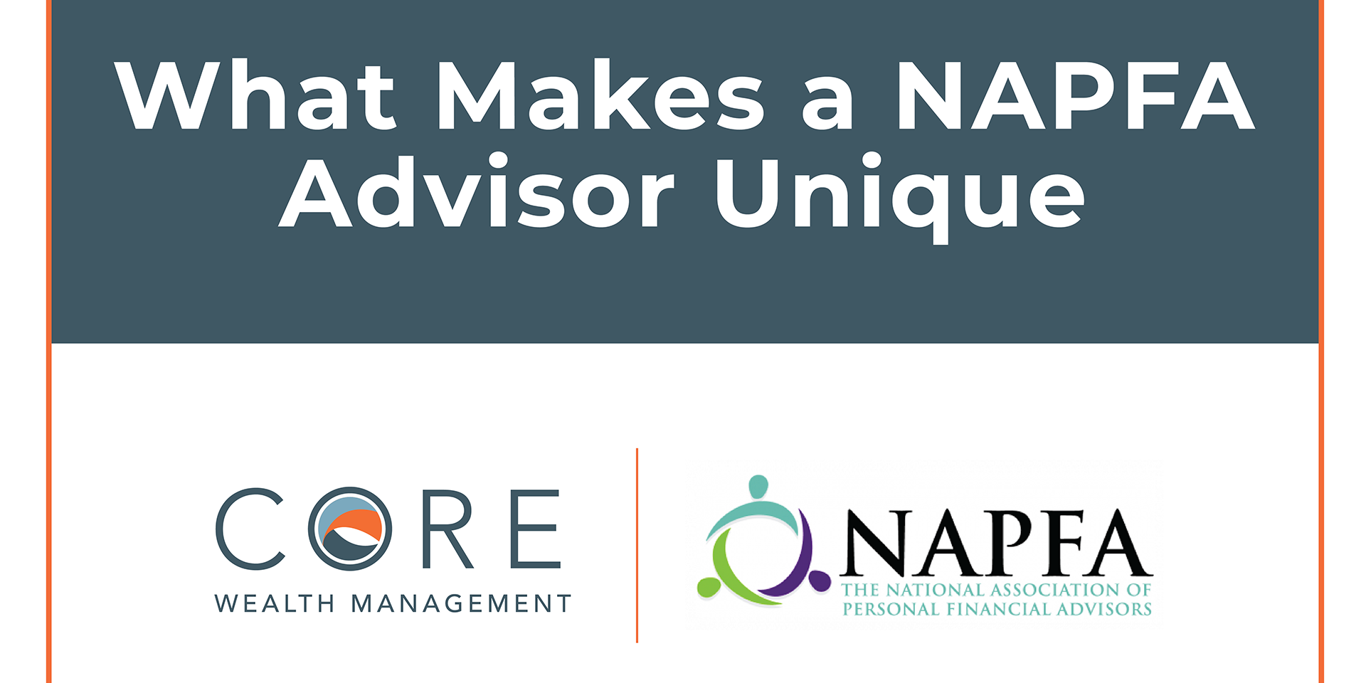 What Makes a NAPFA Advisor Unique